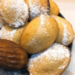 orange zest madeleines