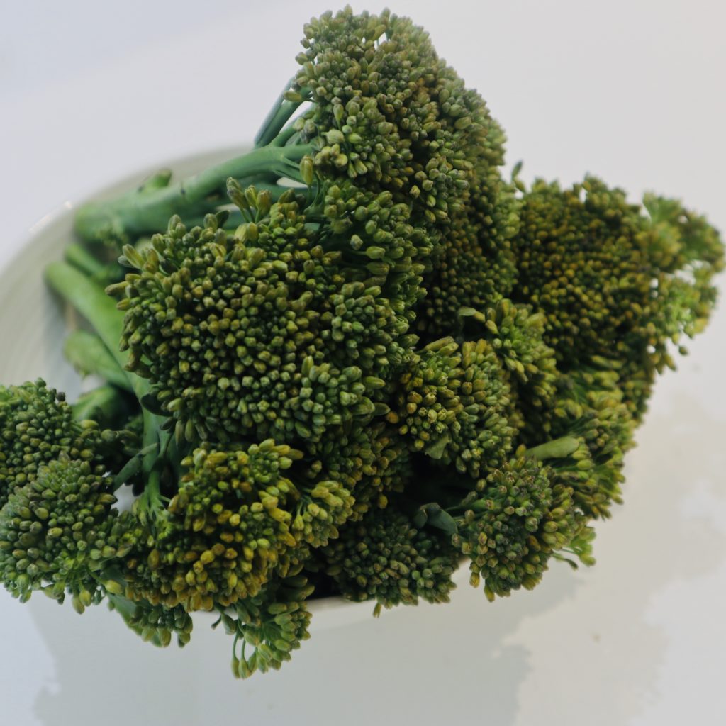 broccolini on plate