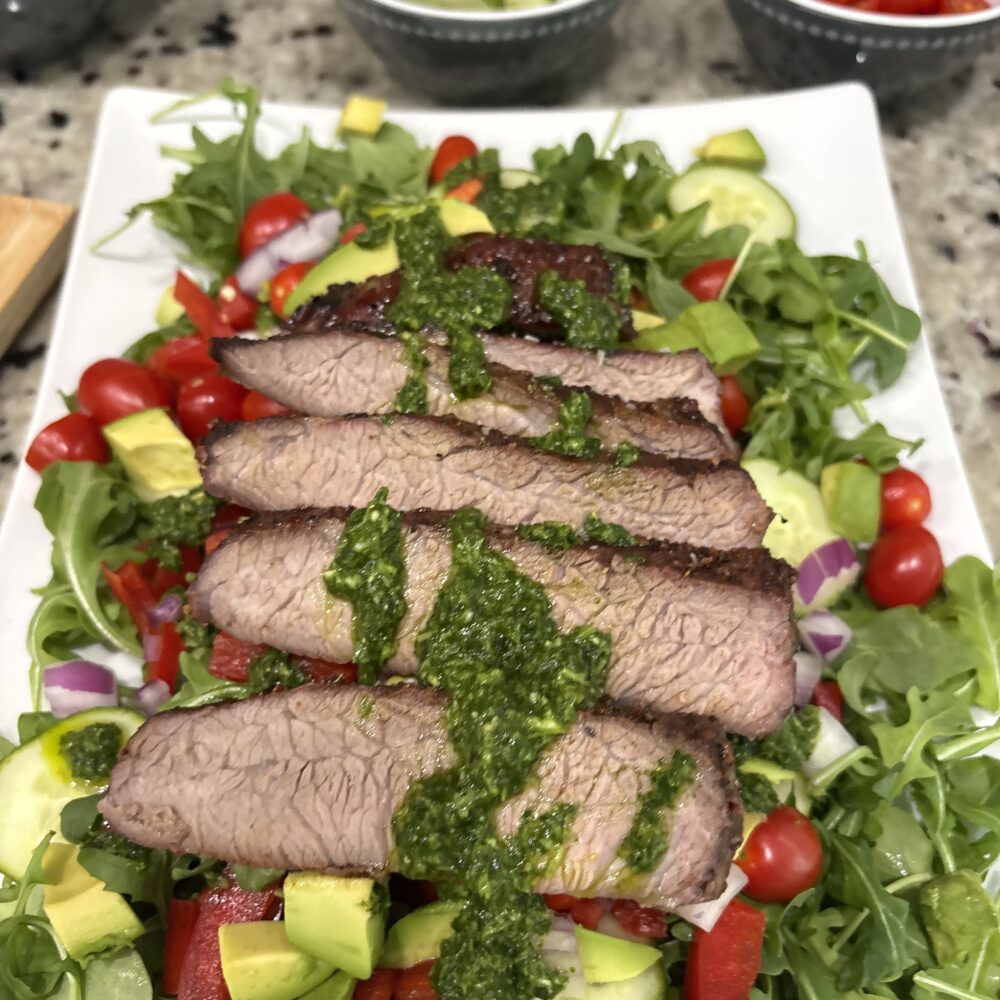 Chimichurri Steak Salad (Easy Summer Dinner Recipe)